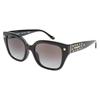 Coach Retro Oversized Design, Acetate Frame, Square Sunglasses, Same Style for Men and Women, Multi-color Black F