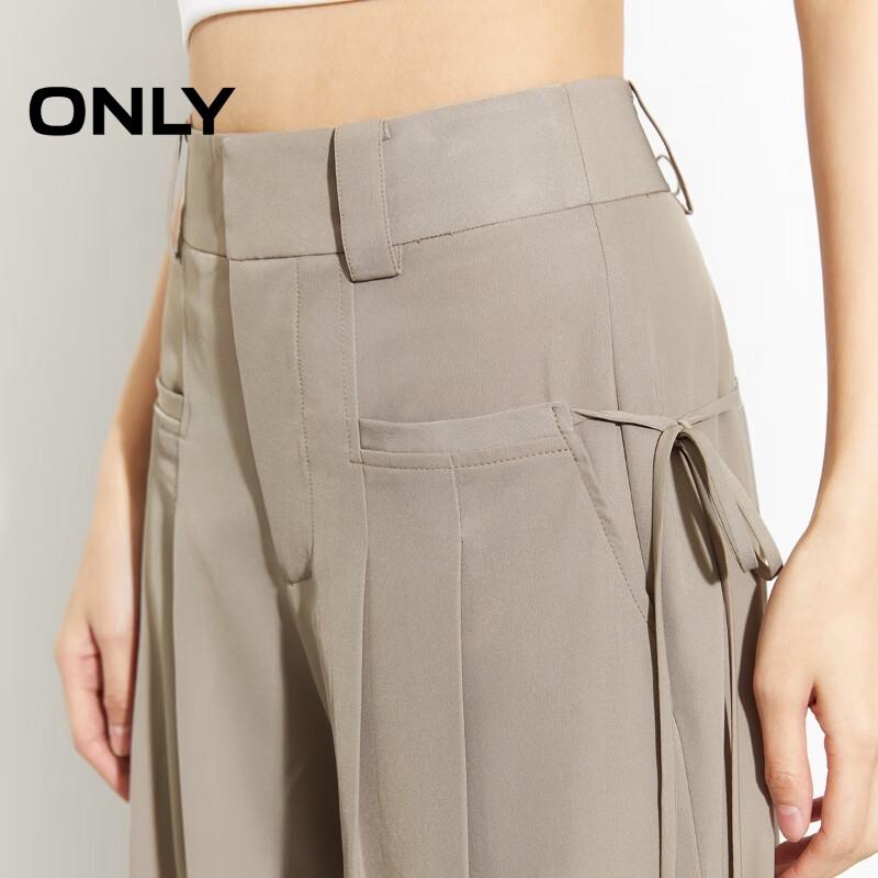ONLY Women's High-Waisted Wide-Leg Suit Pants