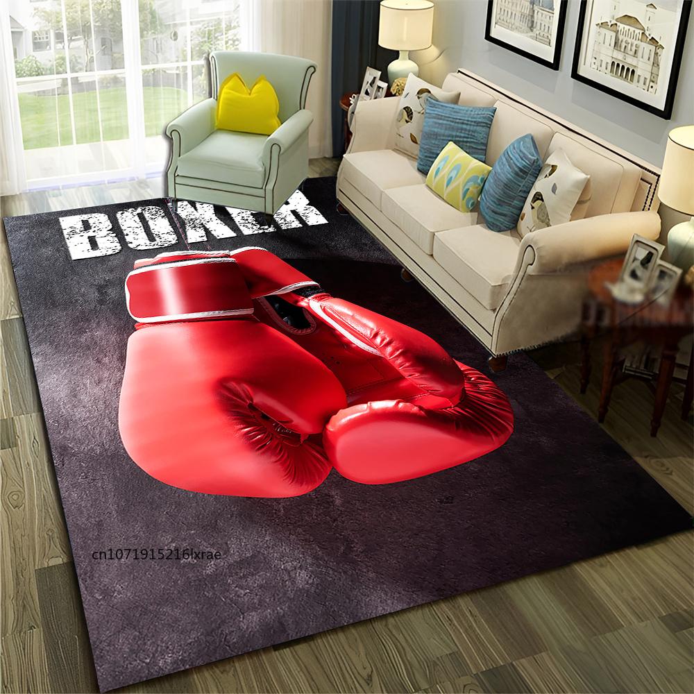 

Боксерские перчатки Boxer Fight Ковер для гостиной Спальня Подарок Украшение дома