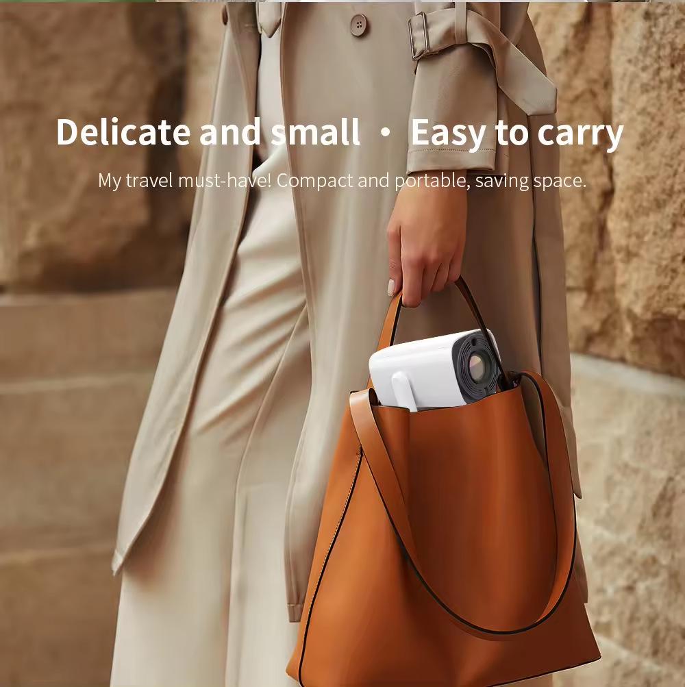 2025 K2 Smart 4K Gimbal Projector with Battery & Android Screen Mirroring