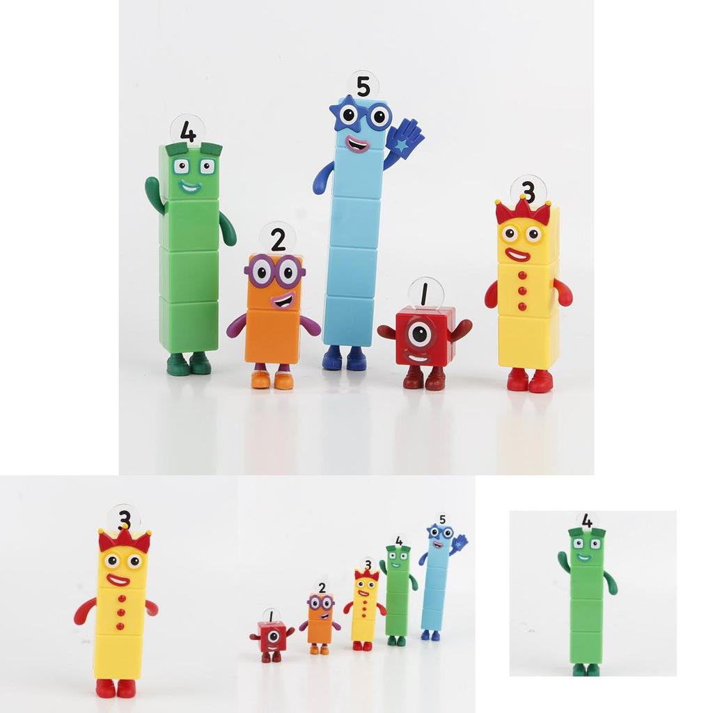 Numberblocks Colorful Building Blocks Cute Transformable Figures For Kids Playtime