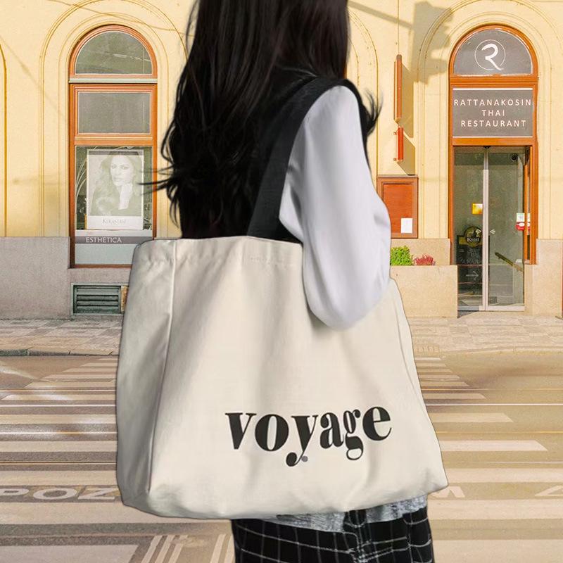Large Capacity Women's Canvas Shoulder Bag - Yoga, Travel, Handbag - New Design