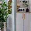Bathroom cabinet handles kitchen drawer handles, brushed brass gold kitchen handles side cabinet handles