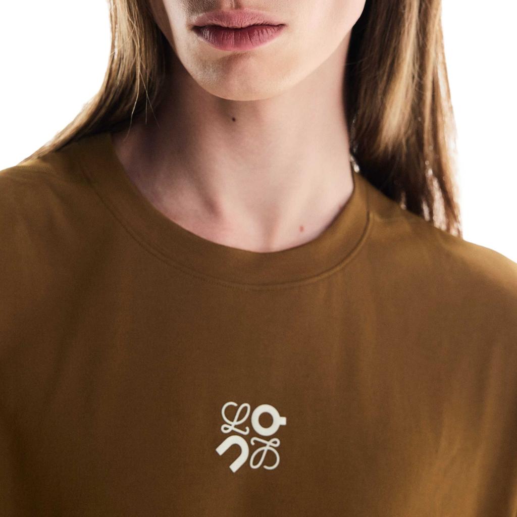 On Comfortable Fashiable Versatile Casual Short Sleeve T-Shirt Unisex Tops Brown 1UF10434440