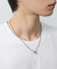 Draw Fit Layered Ring Chain Necklace [Silver]
