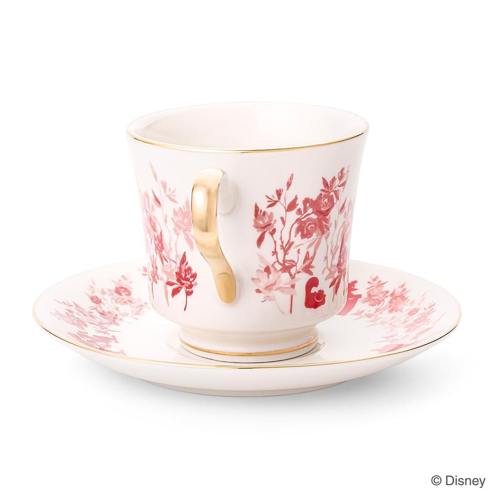 Disney in Pair of Porcelain Cups and Saucers in a Special Official Disney Alice in Wonderland Popular Perfect [Keiuno] "Alice Wonderland" Box.