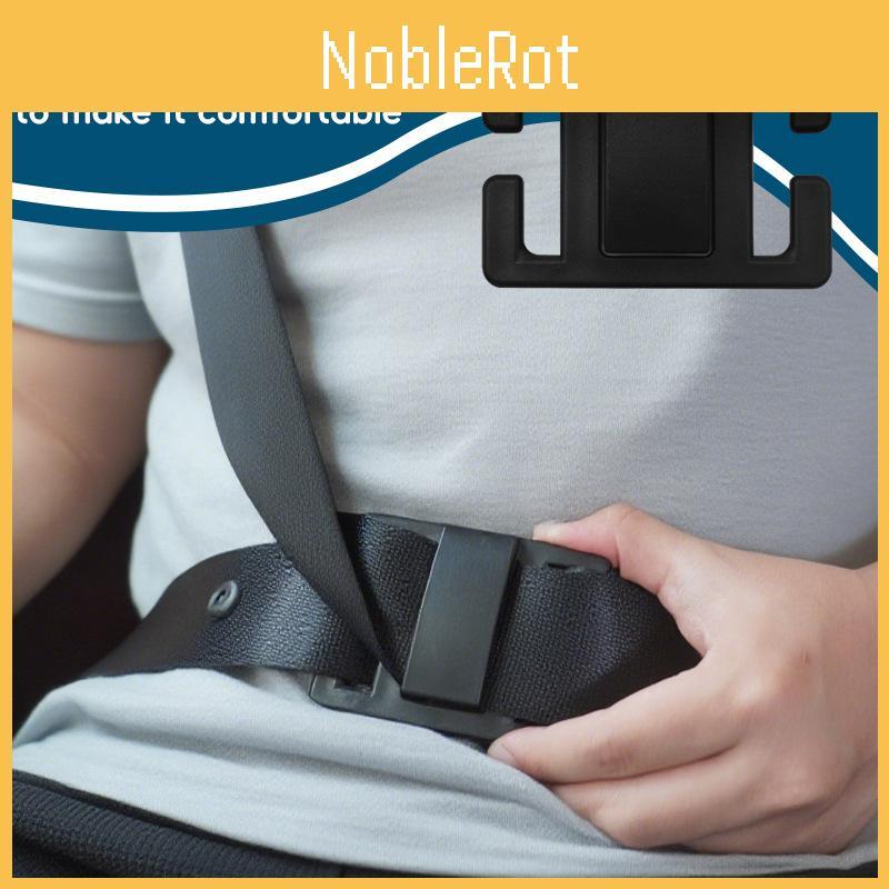 Black Safety Seat Belt Adjuster Car Accessory For Improves Driving Comfort