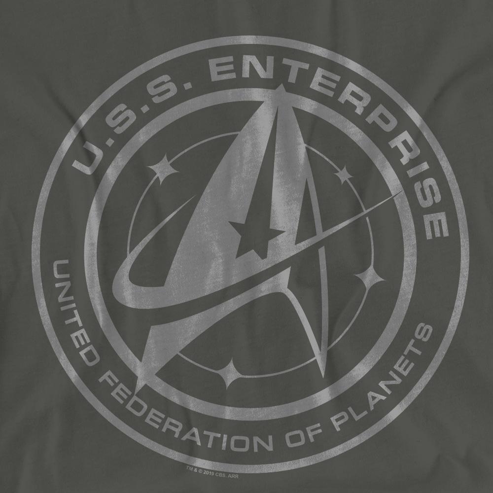Star Trek: Discovery Unisex Adult Enterprise Crest T-Shirt