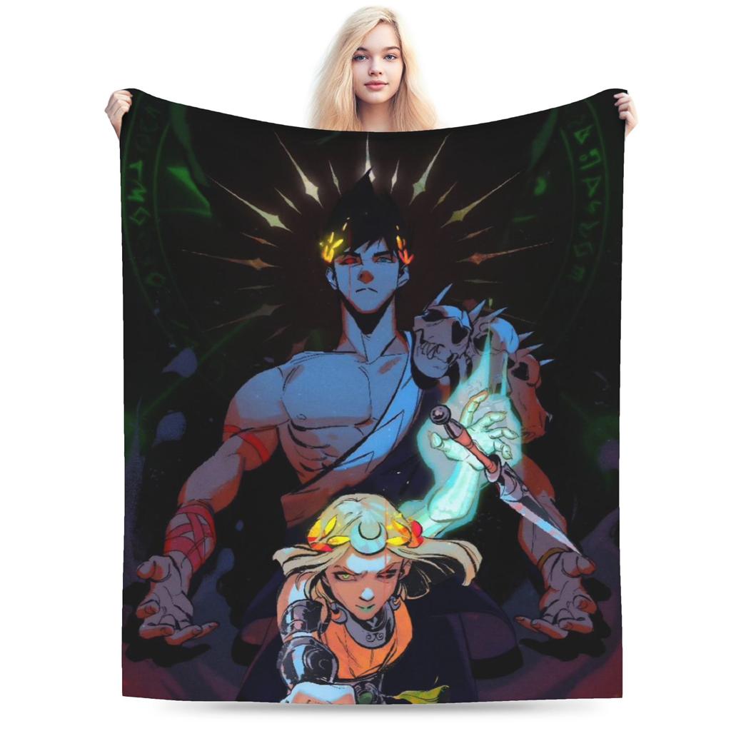 Hades Zagreus Plush Blankets Girls Boys Flannel Bedding Throws For Bedroom Soft Warm Design Quality Bedspread Birthday Gift