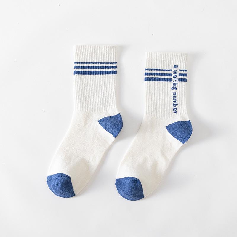 

Couple Tube Socks, White Fashion Street Sports Socks, Personalized Skateboard Tide Socks, Jacquard Cotton Socks One size fits all