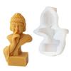 Candle Silicone Molds Candle Crafting Molds Buddhas Shape Silicone Texture Ornament Moulds Present for Craft Enthusiasts
