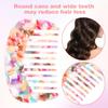 2 Pcs Travel Comb Mini Detangling Combs For Women Wide Tooth Combs Pocket Comb Small For Bangs Curly Wavy Long Hair Daily Hair Care Wet Dry