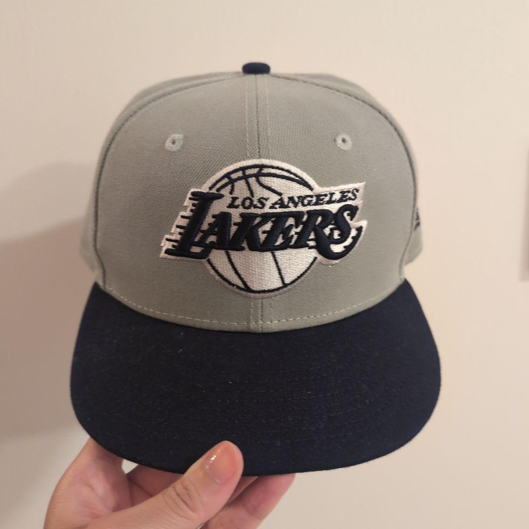 Used Los Angeles Lakers Baseball Cap Gray/Navy