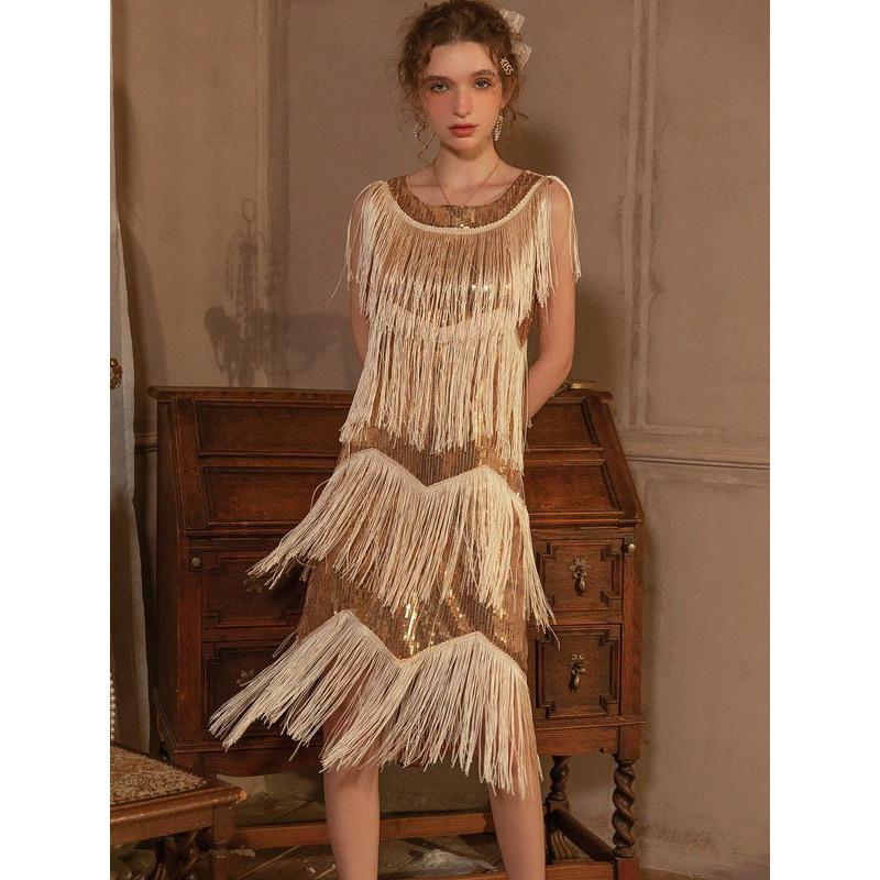 Elegant Sequin Evening Party Dress - Bridesmaid Glam