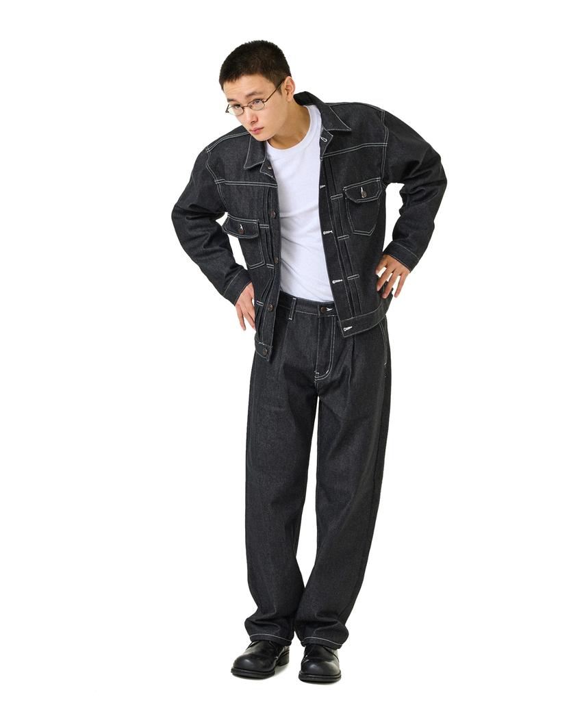 Lapper [Non-Faded] Cowboy Denim Pants - Black