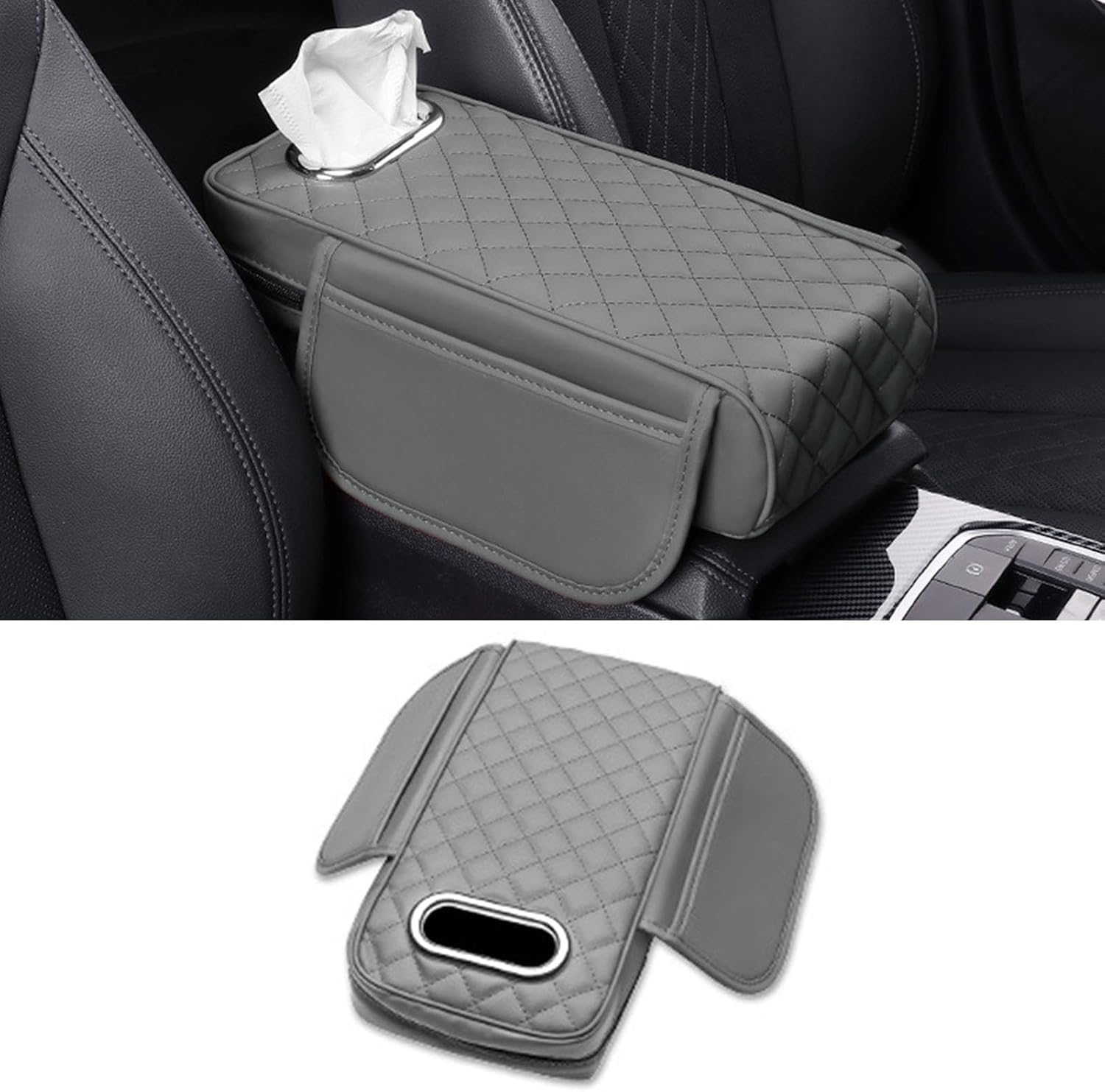 

Car Tissue Case, Compatible with Toyota Rise RAIZE A20#A / A210A 2019.11 - Current Medium серый