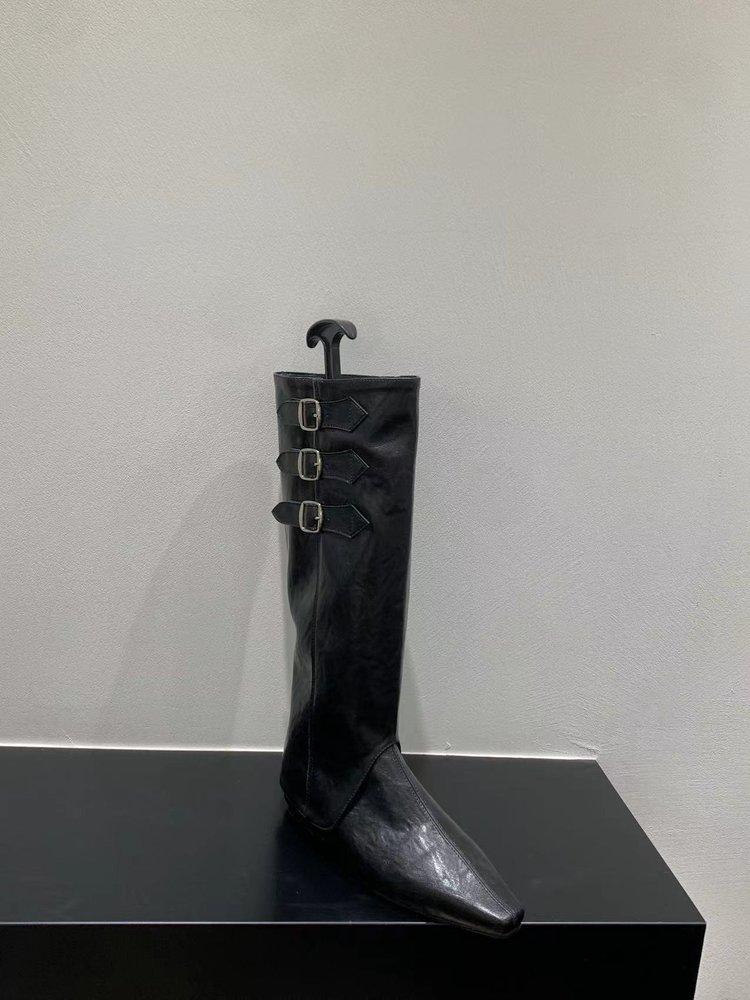 Inner heightening pointed western cowboy boots women's shoes 2025 new spring and autumn single boots brown Maillard medium tube long boots