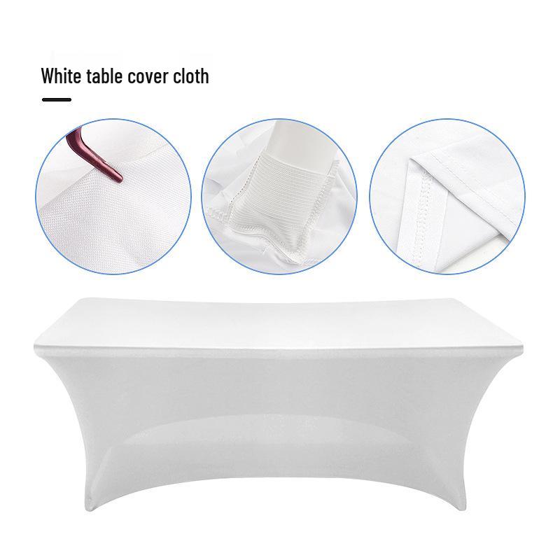 Super Elastyczny Pokrowiec na Prostokątny Stół Weselny i Koktajlowy Zewnętrzny