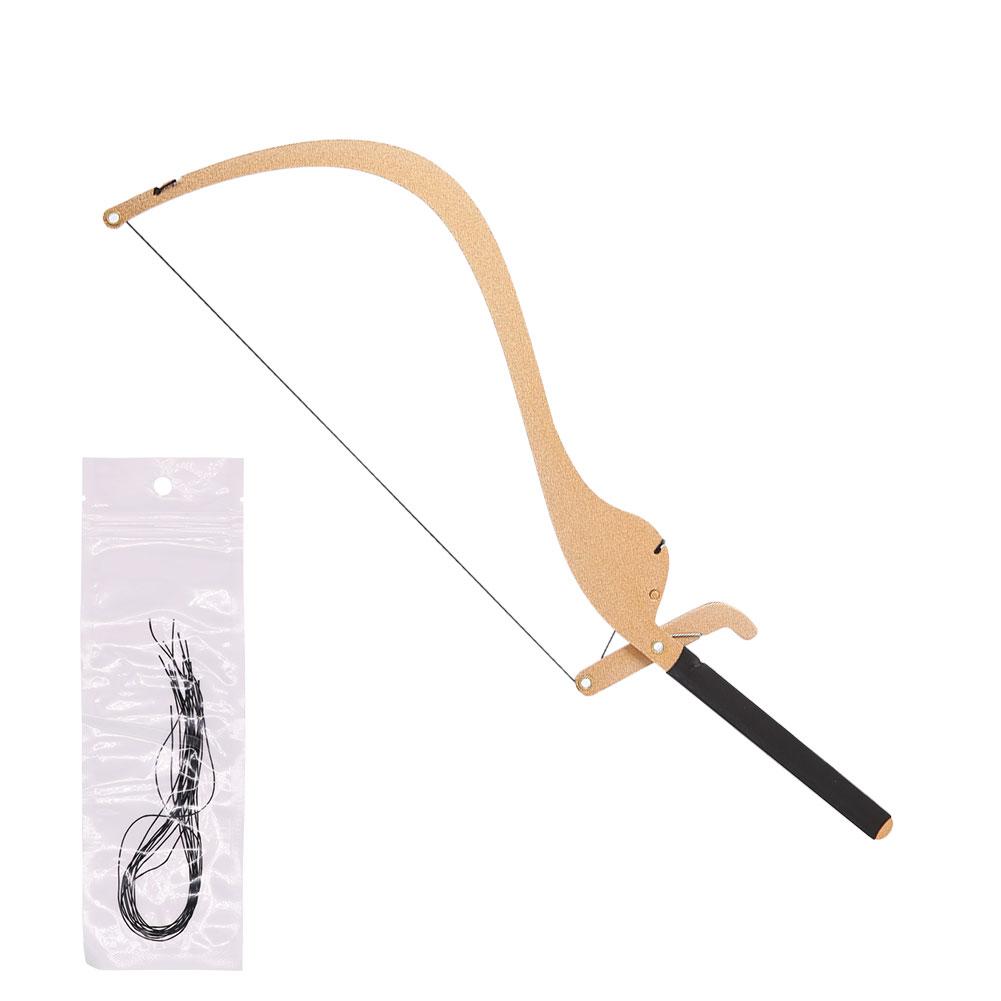 New Microblading Line Marker Ruler with 10pcs Thread Lines Eyebrow Design Measure Tool Black