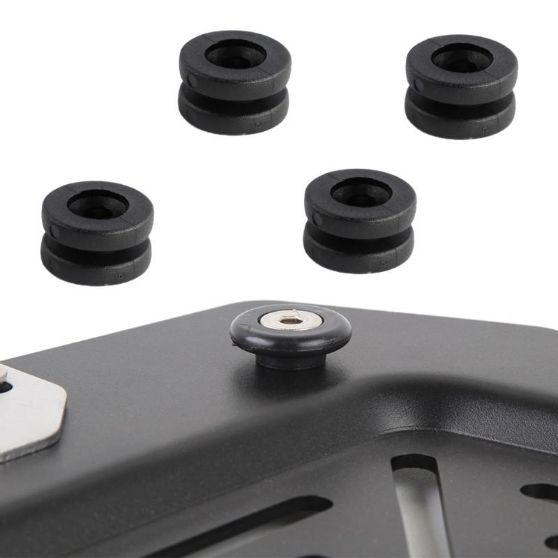 4-TEILIG Motorräder Obere Hintere Gepäckbox Koffer Kofferraum Buchse Polster Abstandshalter Schnelles Befestigungs-T/I-förmiges