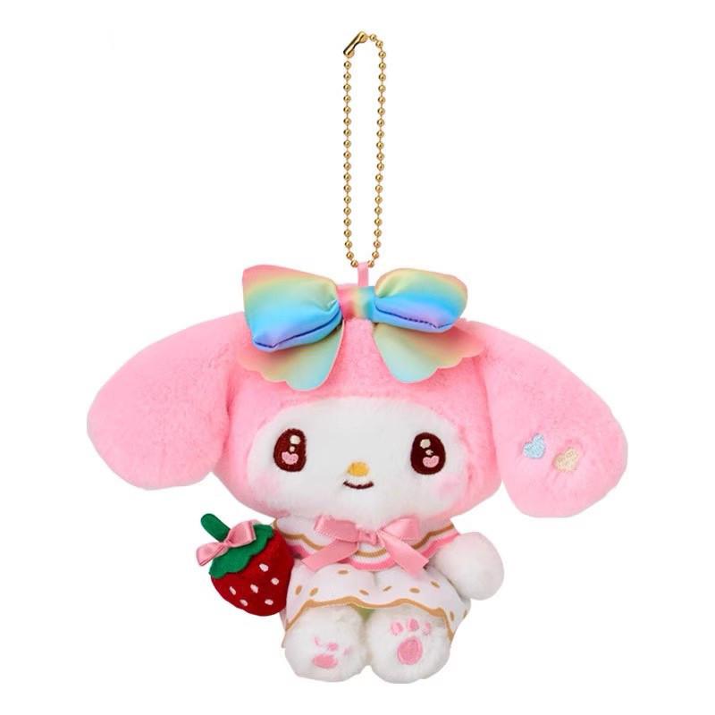 Плюшевый брелок Sanrio Клубника с мягким коротким ворсом для коллекционеров Melody