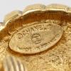 Chanel COCO Mark Earring Vintage Plated Gold 23g Women Used