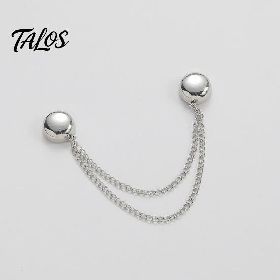 Easy Adjust Clothing Magnets Magnetic Trouser Leg Clips with Chain, Reusable Adjustable Alloy Fasteners, Cuff Folders No Damage Buckle for T-shirt Hem