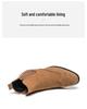 Men's Frosted Leather Martin & Chelsea Boots - High-Top, Plus Size, Autumn/Winter 2025 Fashion