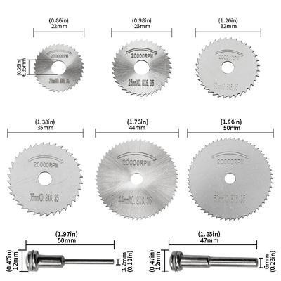 Electric Grinder Accessories High-speed Steel Cutting Blade 8PC Wood Plastic Copper Aluminum Soft Metal Small Saw Blade