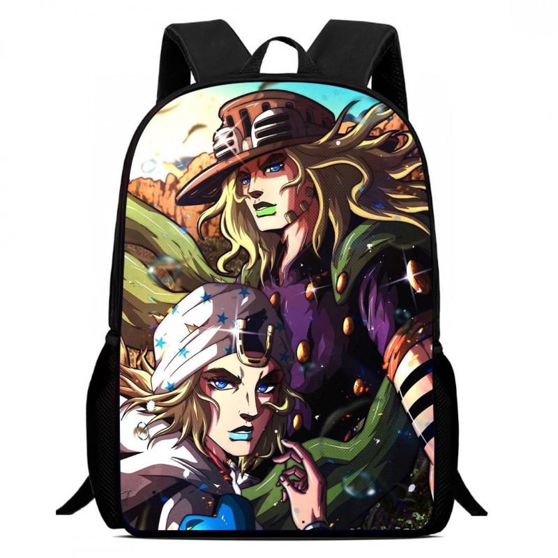 Zaino Scolastico per Bambini del Cartone Animato JoJo's Bizarre Adventure Leggero Ergonomico a Doppia Spalla Con Disegno Stampato Voti