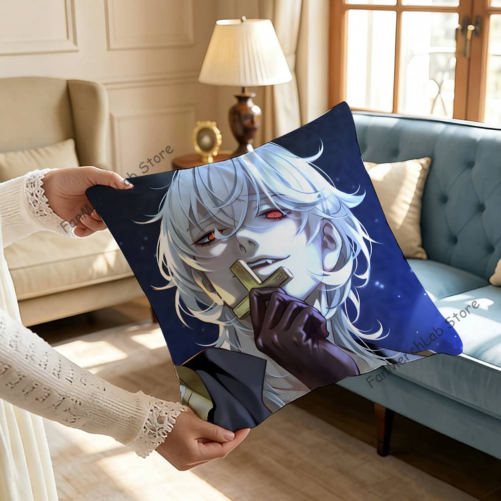 Game A DDateS with DDeath Pillowcase Pillowslip Cushion Plush Boys Girls Cartoon Anime Kawaii Decoration Kids Birthday Gifts