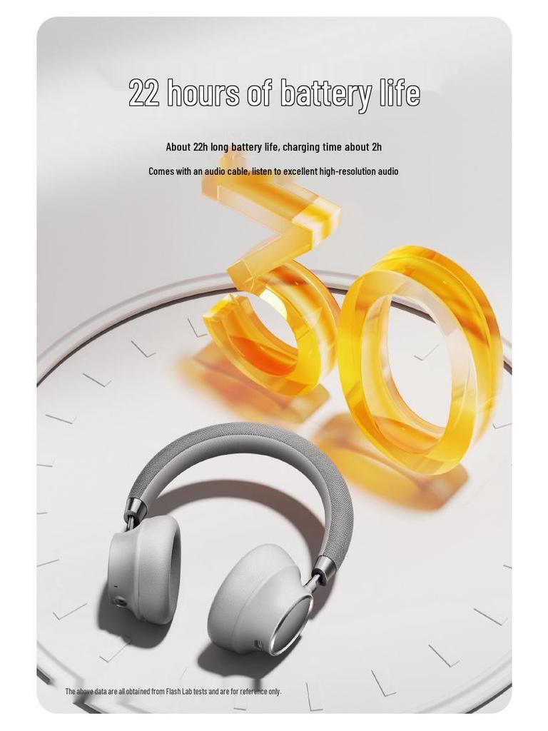 2026 Over-Ear Wireless Bluetooth Headphones with ANC and Ultra-Long Battery Life - Model ISAN1