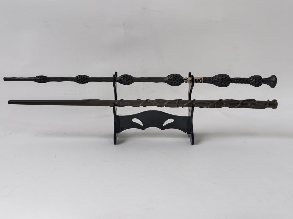 MUMAREN Harry Potter Wand Wand Magic Wand Wand Harry Potter Scroll Snake Head Wand Wall Display Stand, Holder, Storage, Case, Stand, Accessory,