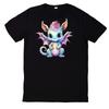 T-Shirt Cute Baby Dragon Motif CottonWill Be Opened In a New Window or Tab