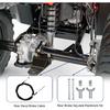 TRX350 Rear Hand Brake Cable Kit Compatible With Fourtrax 300 Rancher 350 400 420 2000-2006 Foreman 400 500 Rubicon 500 ATV Parts, Parking Brake