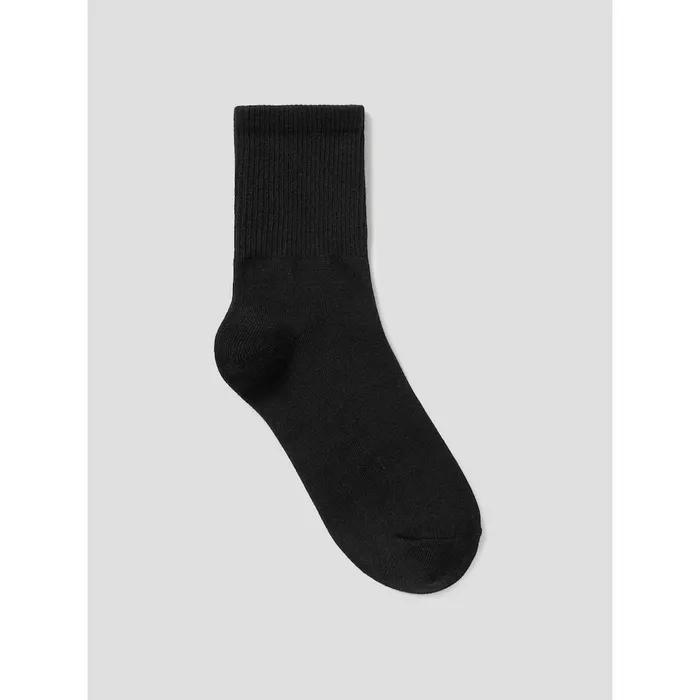 [8 Seconds] Ribbed Mid-Length Socks Black (4561KTAM55)
