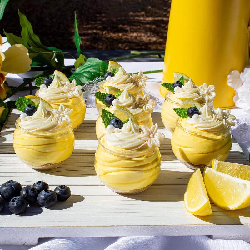 Paibei GD5042 Disposable Transparent 80ML Dessert Cups