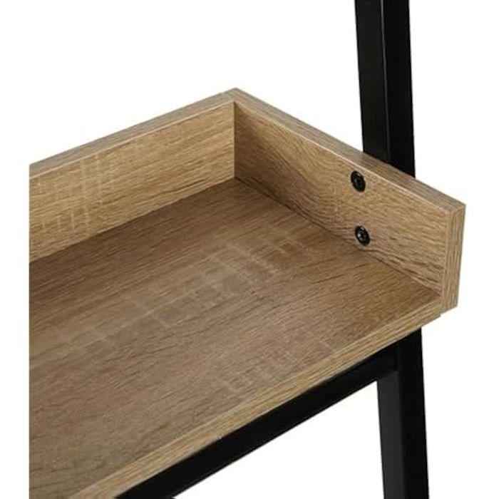 Étagère de Salle de Bain - VERSA - Miroir Bois MDF - 30,5 x 180 x 52 cm - Multicolore - Contemporain