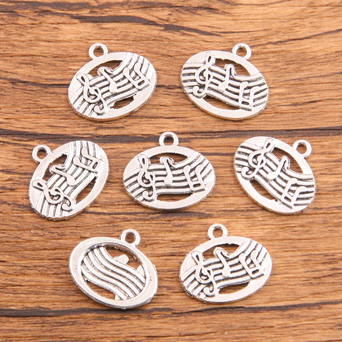 

10 шт. Подвеска в виде музыкальной ноты Фортепиано Гитара Микрофон Динамик Суона Музыкальное оборудование Сплав Ювелирные аксессуары