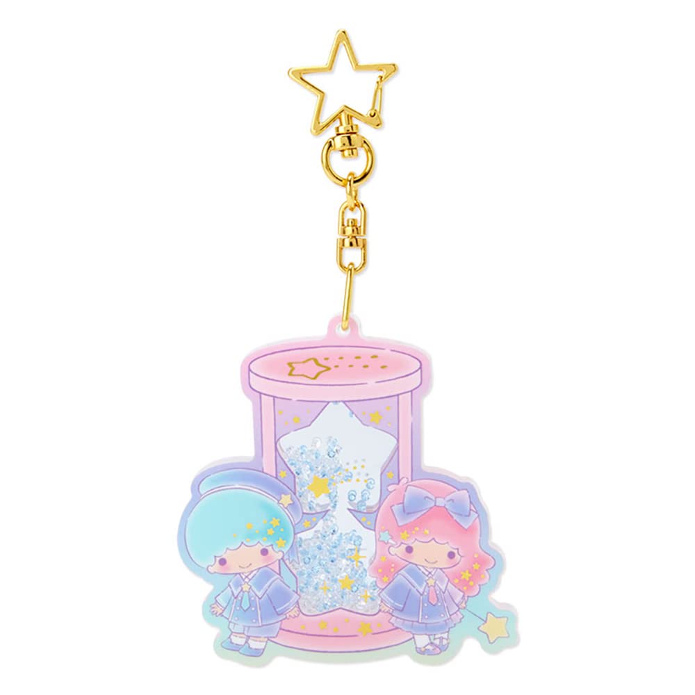 

[Sanrio] Keychain Little Twin Stars Kikirara LITTLE TWIN STARS Little Twin Stars Picture Book Design Series Character 7.5 x 0.6 x 7.5 cm 800775