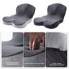 L-Shaped Seat Cushion Memory Foam Cushion with Back Support Sciatica Relief Seat Cushion for Office Chair Car Seat Wheelchair Long Hours Sitting