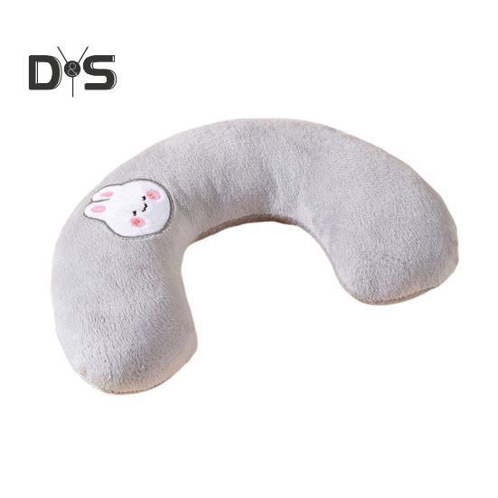 

Подушка для кошек, живущих в помещении, мягкая, пушистая, успокаивающая подушка для кошек, полупончик, подушка для сна в форме буквы U, кровать для защиты шеи кошки L Rabbit