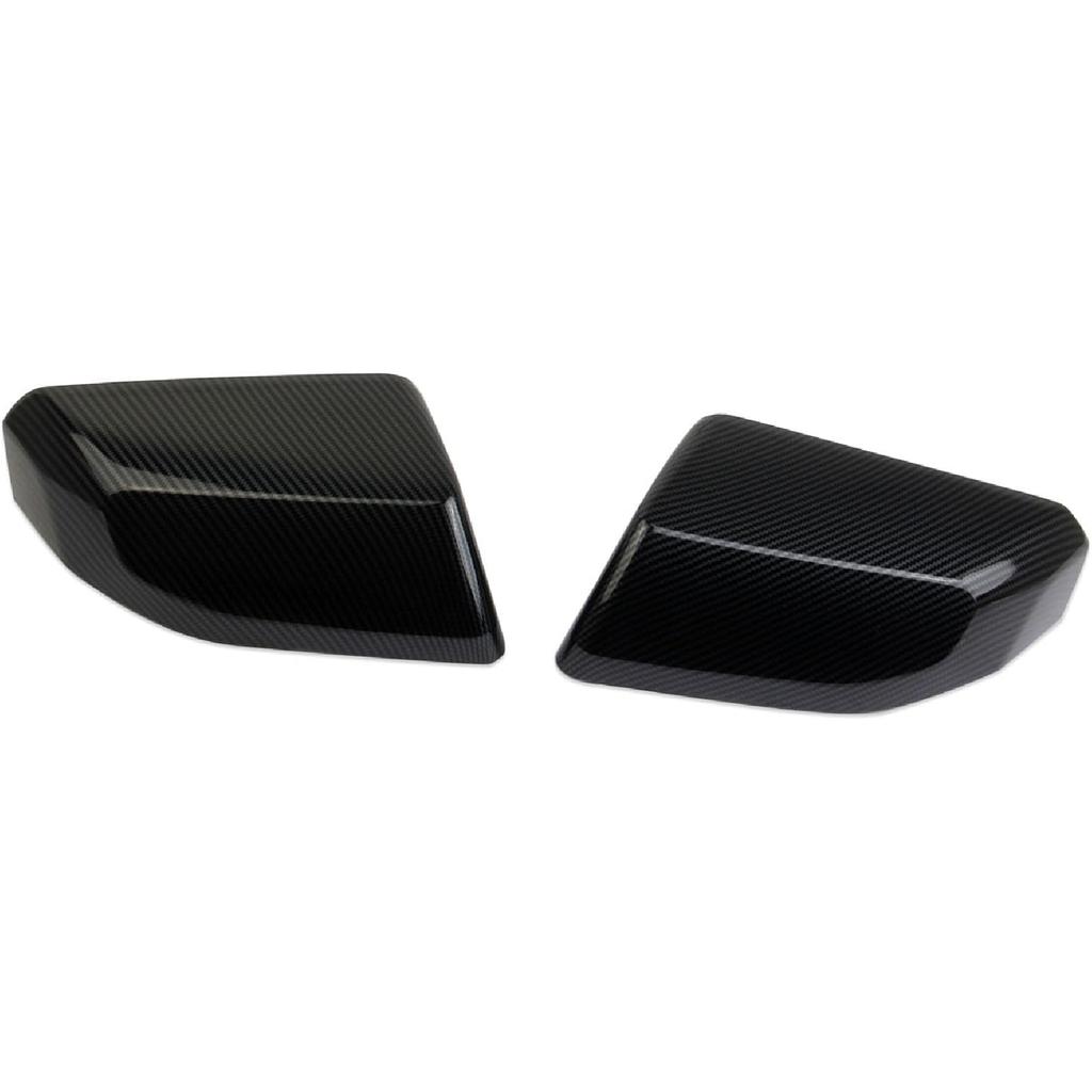 Korlot Carbon Fiber Style Side Door Mirror Cover Molding Trim Accessories for 2023-2026 Chevrolet Colorado/GMC Canyon