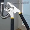 1PC  Opening Magic Manual Movable Wrench Can Hold Outer Hexagon Hardware Tools