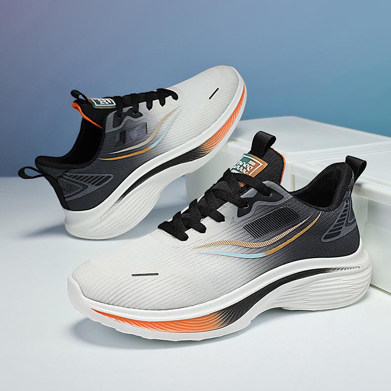 

Мужская модная трендовая платформа, нескользящая, дышащая, мягкая подошва, амортизирующая и легкая спортивная обувь 44 оранжевый