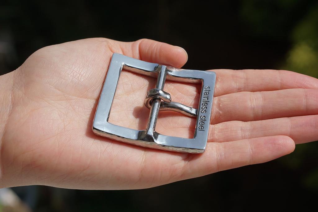 Kokoungkuan Stainless Steel Belt Japanese Width Silver Men's Buckle, Style, 40mm,