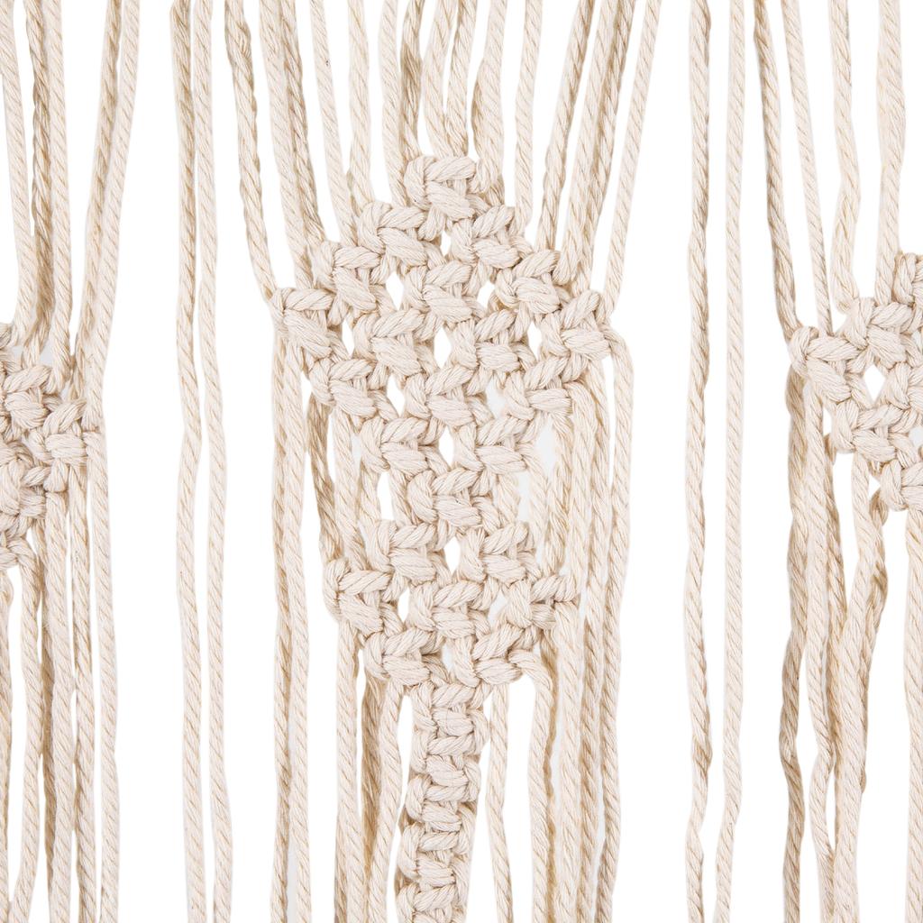 2* Boho Macrame Window Curtain Room Divider Doorway Curtain 78.7 X 39 Inches Large Long Macrame Wall Hanging for Home Decor