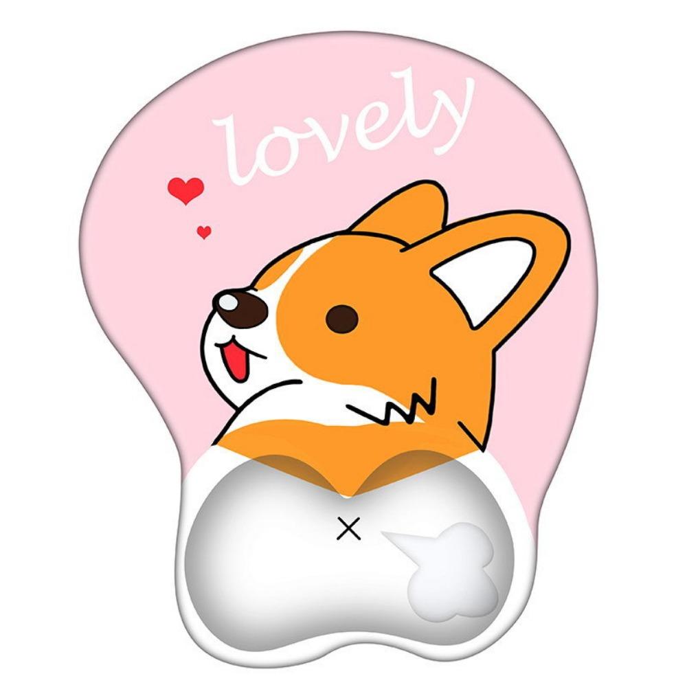 Ergonomický design Silikonová ochrana zápěstí Pohodlná podložka pod dlaně Myš Počítačová klávesnice