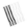 35PCS  Paper Binding Coils 25.4mm Diameter 48 Loops 4:1 Pitch Plastic Spiral Wire Spines 215 Sheet