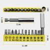 12pcs Screwdriver Bit Set Tamper Star Screwdriver Bits Conversion Extension Rod Woodworking Power Tool Quick Release Bit Holder